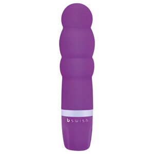 B SWISH Bcute Pearl - vodootporni vibrator s perlicama (ljubičasti)