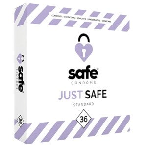 SAFE Just Safe - standardni kondom - vanilija (36 kom)