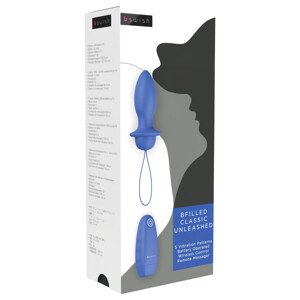 B SWISH Bfilled Classic - bežični analni vibrator (plavi)