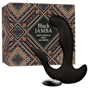 FEELZTOYS Crni Jamba - bežični grijaći analni vibrator (crni)