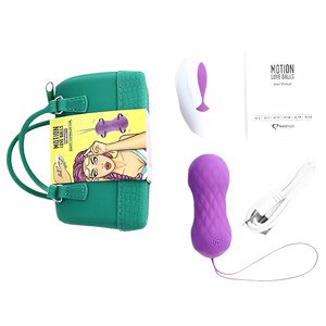 FEELZTOYS Twisty - rotirajuće vibracijsko jaje (ljubičasto)
