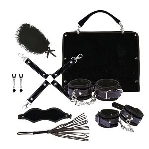 RS Soiree Kinky Me Softly - BDSM vezivanje set - crna (7 dijelova)